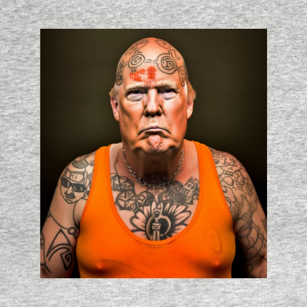 Prison Gangsta Trump by TeeTrendz